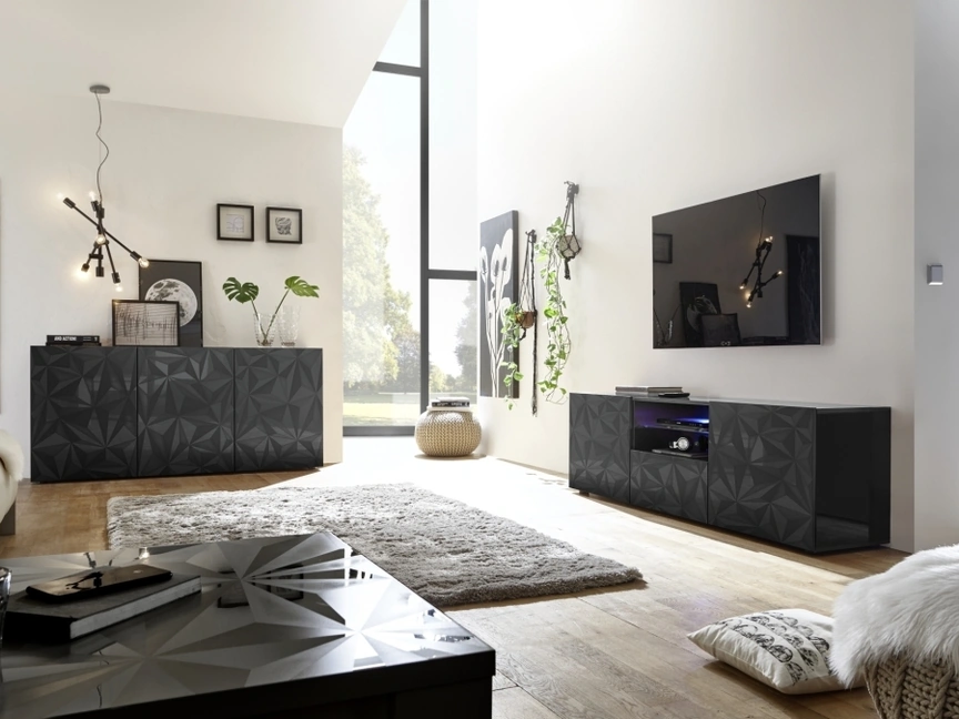 Mobile Porta Tv Prisma Grigio di LC Mobili