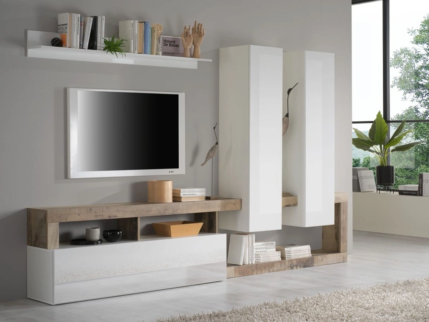 Parete Attrezzata Hamburg comp 01 di LC Mobili