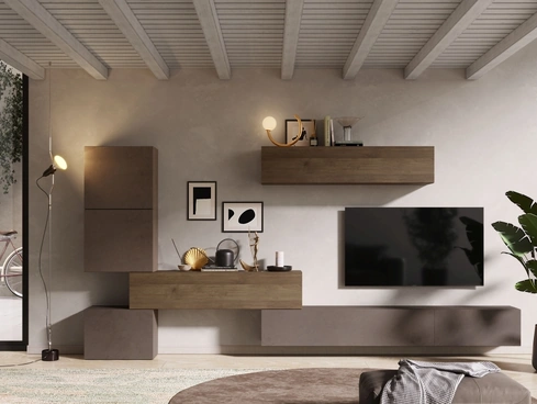 Parete Attrezzata Infinity 2-0 comp 02 di LC Mobili