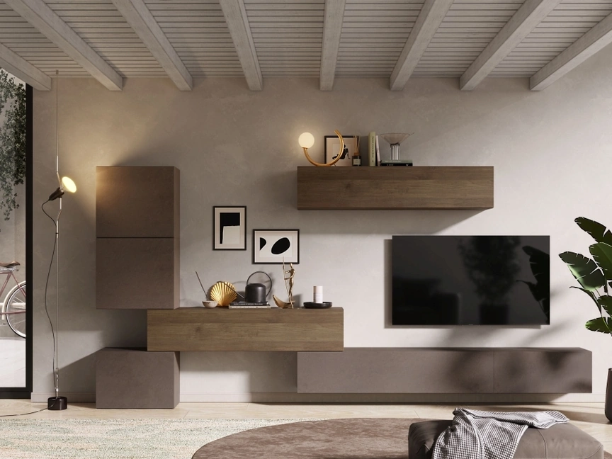 Parete Attrezzata Infinity 2-0 comp 04 di LC Mobili