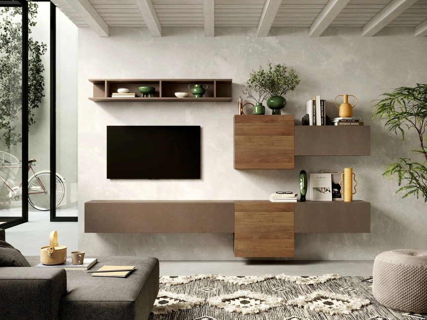 Parete Attrezzata Infinity 2-0 comp 01 di LC Mobili