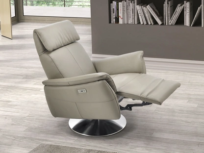 Poltrona Relax reclinabile in pelle Nida di Afosofà