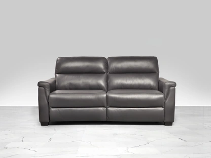 Divano lineare in pelle Imola di Afosofà