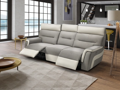 Divano Relax lineare in pelle New Giorgio di Afosofà