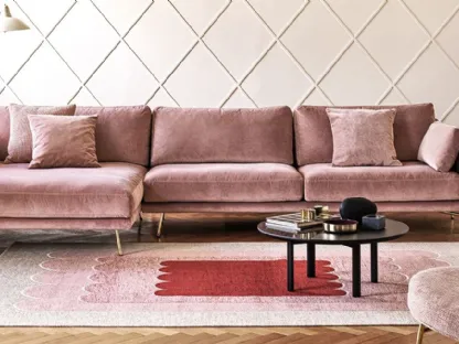 Divano moderno con penisola Le Marais di Calligaris