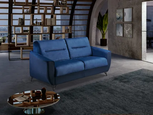 Divano Letto lineare in tessuto imbottito Malibù de Il Benessere