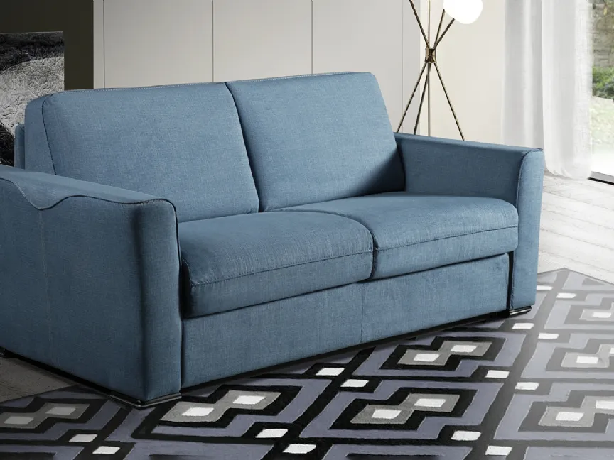 Divano Letto lineare in tessuto Senna de Il Benessere