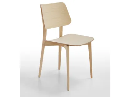 Sedia in legno Joe S L LG di Midj