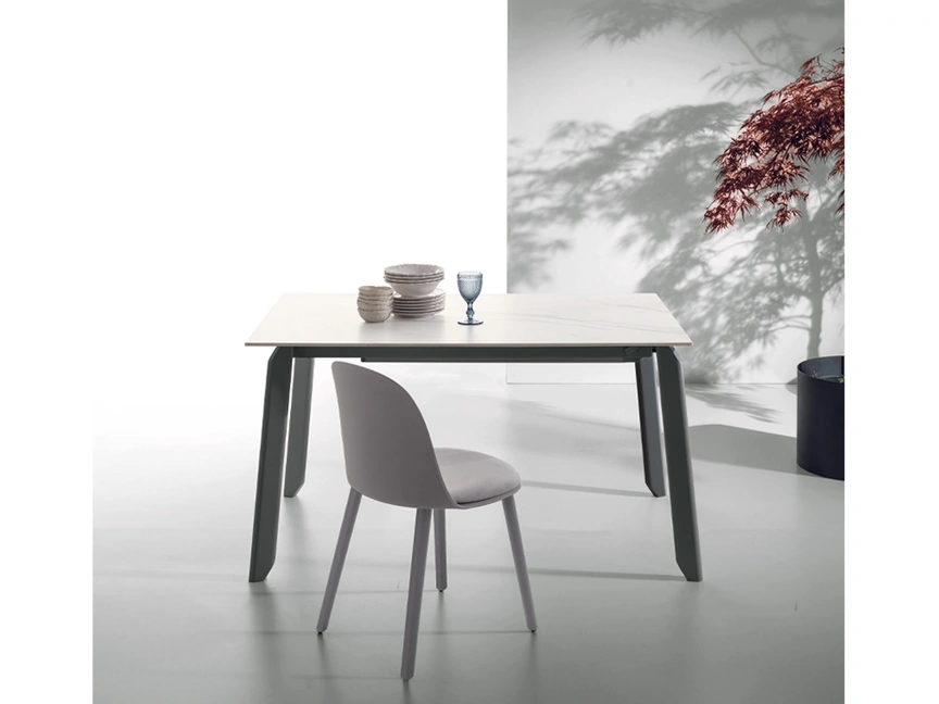 Tavolo allungabile in gres porcellanato Efesto di Target Point