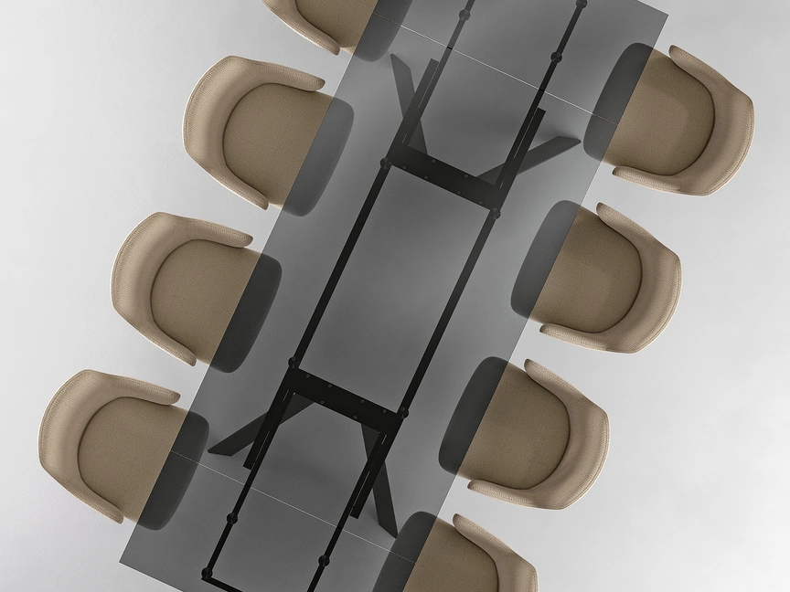 Tavolo allungabile Smokey di Stones