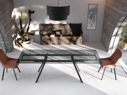 Tavolo allungabile Smokey di Stones