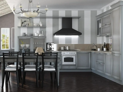 Cucina Classica angolare Le Gemme composizione 03 di Le Fablier