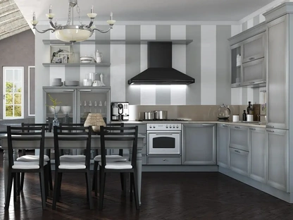 Cucina Classica angolare Le Gemme composizione 03 di Le Fablier