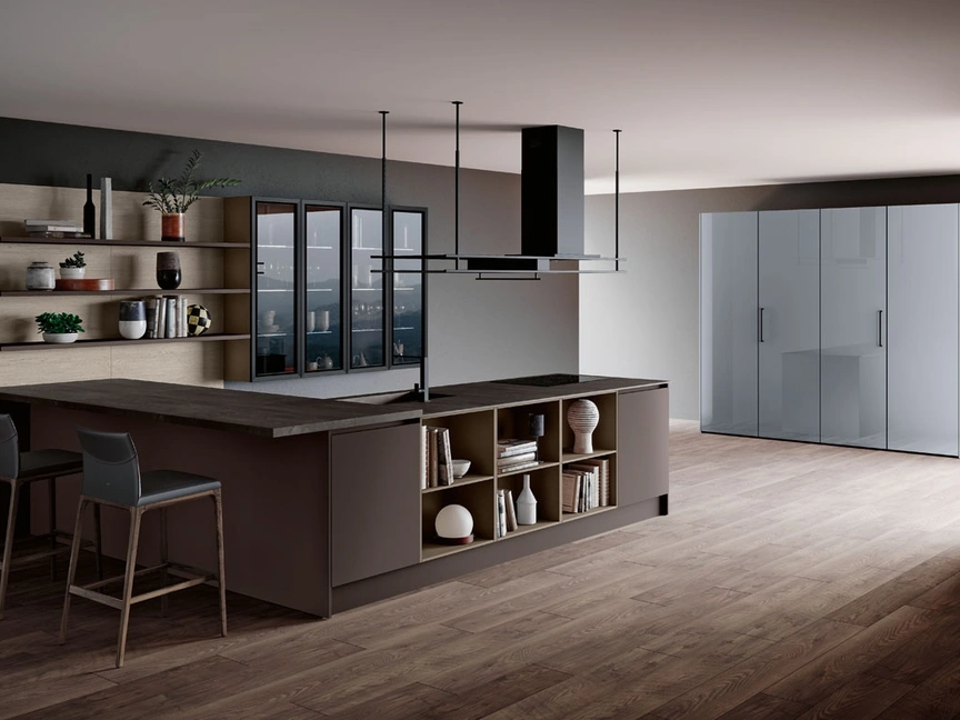 Cucina Moderna Caprera con penisola di Imab