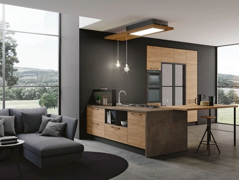 Cucina Moderna con penisola Capri di Imab