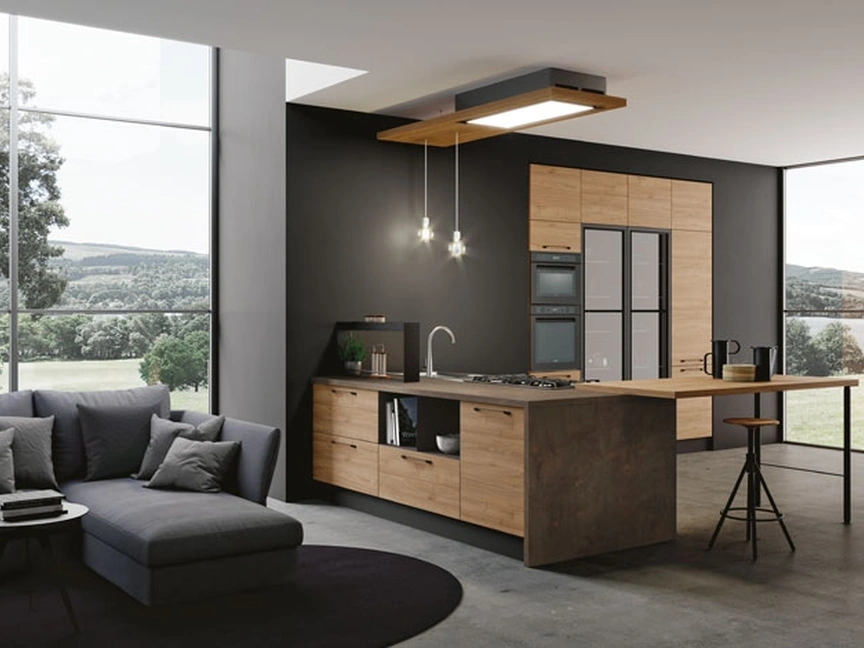 Cucina Moderna con penisola Capri di Imab