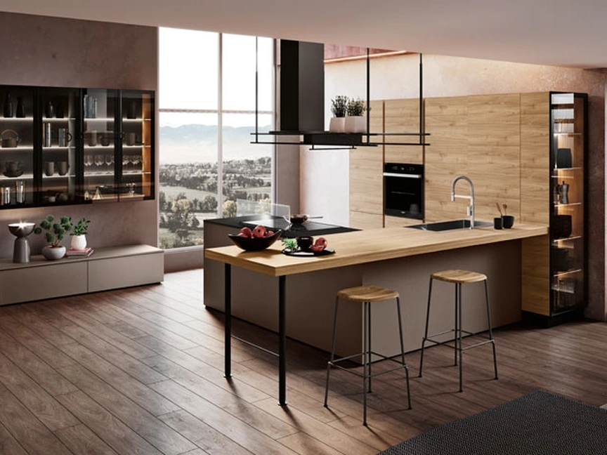 Cucina Moderna con penisola Capri di Imab