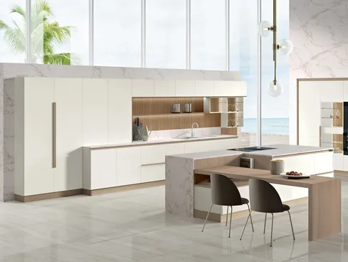 Cucina Moderna con isola Deluxe 02 di Spar