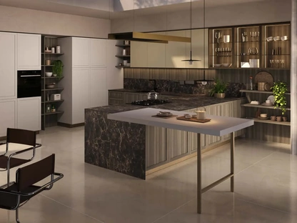 Cucina Moderna con penisola Marlene 01 di Ciao Cucine