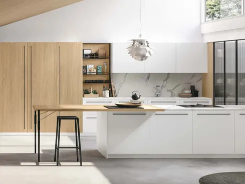 Cucina Moderna con penisola Metropolis 05 di Stosa