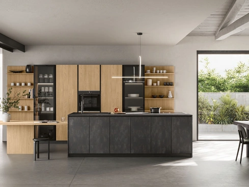 Cucina Moderna con isola Ortigia di Imab