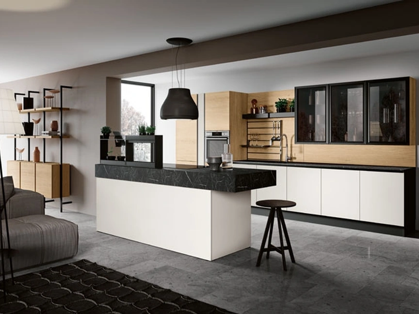 Cucina Moderna con isola Panarea di Imab