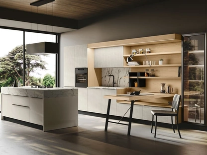Cucina Moderna con isola Piana di Imab