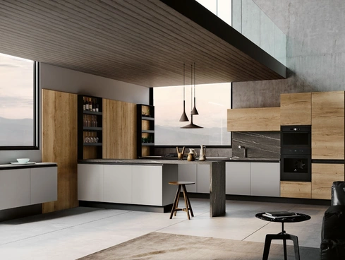 Cucina Moderna Teia-con-penisola Imab