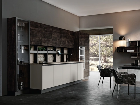 Cucina Moderna lineare Teia di Imab