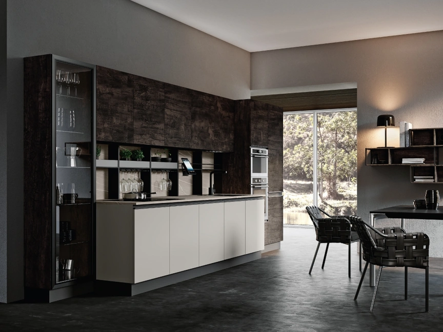 Cucina Moderna lineare Teia di Imab